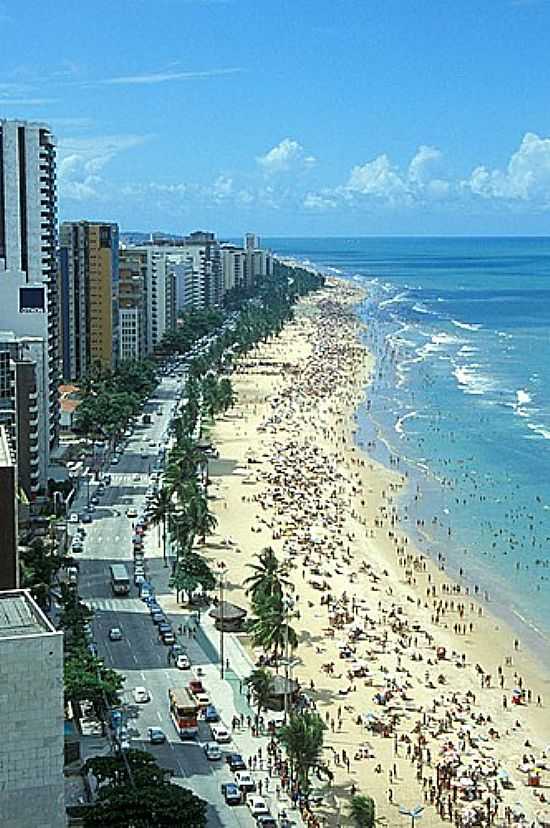 VISTA DA PRAIA DE BOA VIAGEM-FOTO:PLC - PRAIA DE BOA VIAGEM - PE