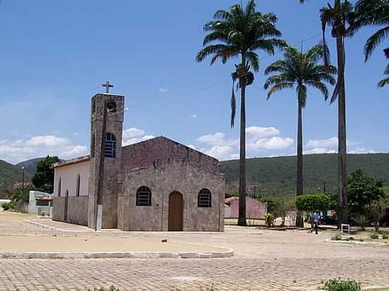 IGREJA EM MISSO DO SAHI, MUNICPIO DE SENHOR DO BONFIM-FOTO:JOAOEVODIO - SENHOR DO BONFIM - BA