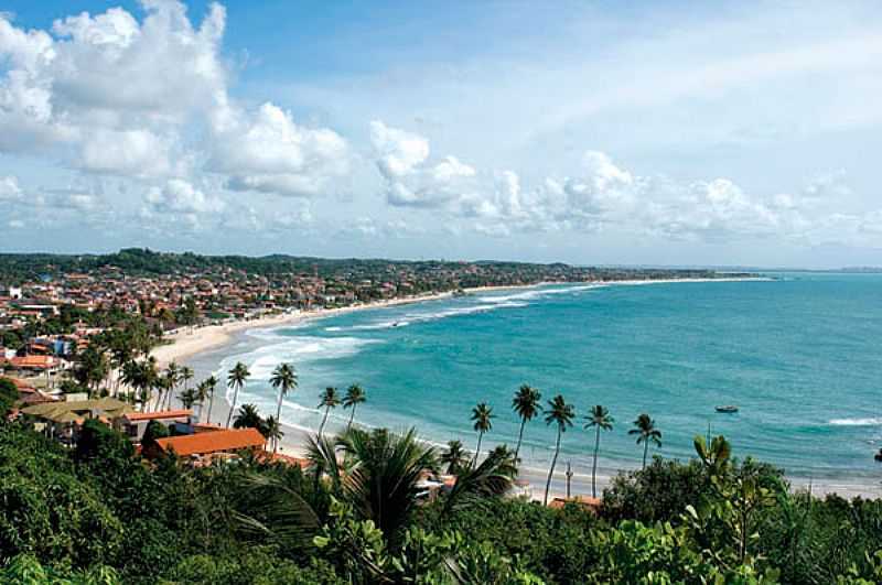 PRAIA DE GAIBU-PE-VISTA DA PRAIA E A CIDADE-FOTO:JESUS CARLOS - PRAIA DE GAIBU - PE