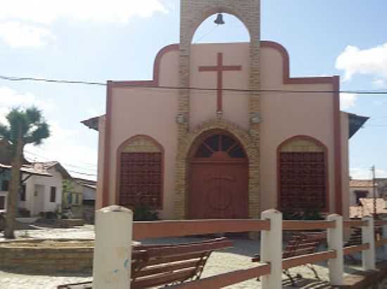 PRAIA DE URUA-CE-IGREJA DE N.SRA.DE FTIMA DEPOIS DA REFORMA-FOTO:FMMINHAHISTORIA1A.BLOGSPOT - PRAIA DE URUA - CE