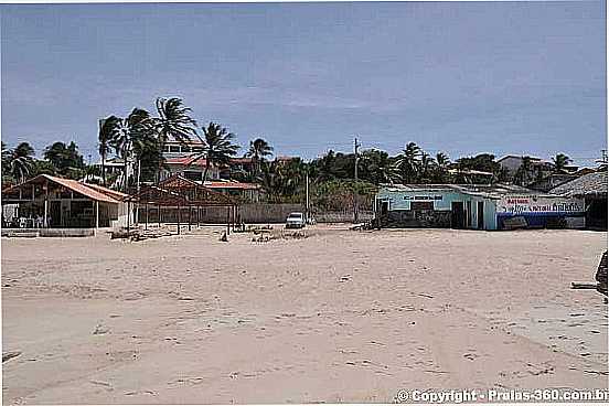 PRAIA DE URUA-CE-VISTA DO VILAREJO-FOTO:PRAIAS360 - PRAIA DE URUA - CE