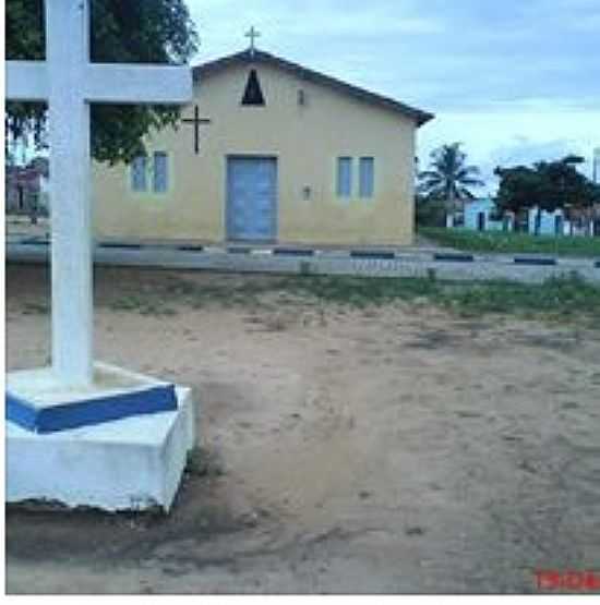 POVOADO SO MIGUEL-BA-CRUZEIRO NA PRAA DA IGREJA-FOTO:HTTPS://WWW.FACEBOOK.COM  - POVOADO SO MIGUEL - BA