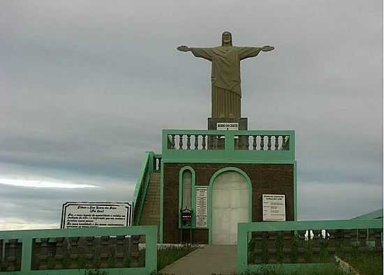 POVOADO SO MIGUEL-BA-MIRANTE DO CRISTO REDENTOR-FOTO:HTTPS://WWW.FACEBOOK.COM  - POVOADO SO MIGUEL - BA