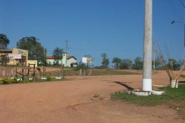 VISTA DO BAIRRO RURAL DE AGUAS DO MIRANDA OU KM 21 EM POR NESTOR JOSE DIA FILHO - GUAS DO MIRANDA - KM21  - MS