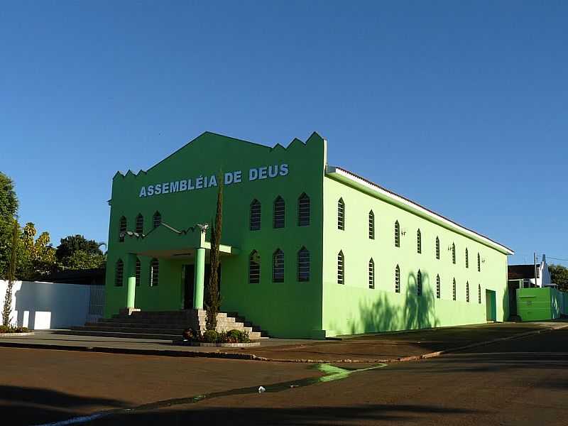 PARASO DAS GUAS-MS-IGREJA DA ASSEMBLIA DE DEUS-FOTO:ALTEMIRO OLINTO CRISTO - PARAISO DAS GUAS - MS