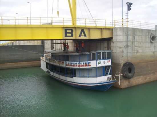 ECLUSA DA BARRAGEM DE SOBRADINHO-BA, POR FOTO:JOS DE FRANA - SOBRADINHO - BA