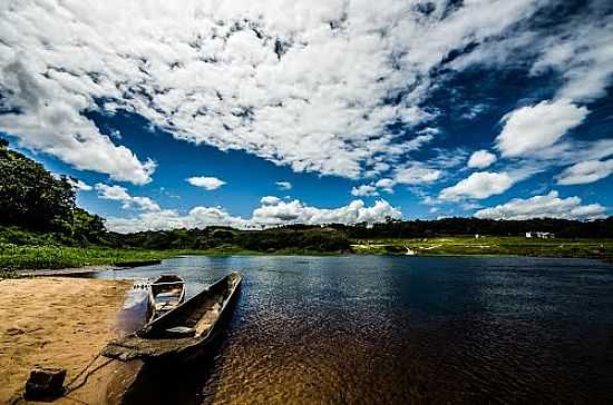 RIO DE CONTAS NA PRAINHA - TABOQUINHAS - BA FOTO REBECCA NAYARA - TABOQUINHAS - BA