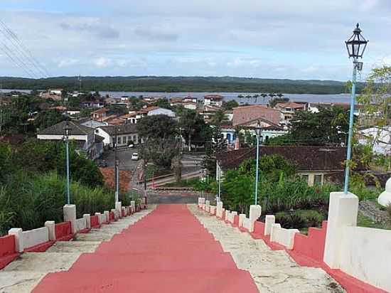 ESCADARIA DA IGREJA DE SO BRS EM TAPERO-BA-FOTORICO DRUMMOND - TAPERO - BA