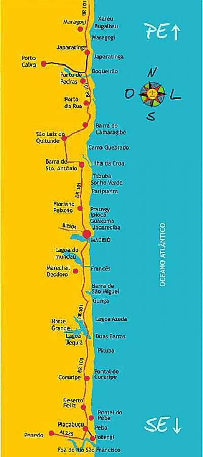 MAPA DE LOCALIZAO - MACEI - AL