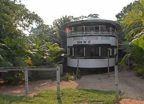 CASA DE UM PESCADOR-FOTO:JEZAFLU=ACRE=BRASIL - MANOEL URBANO - AC