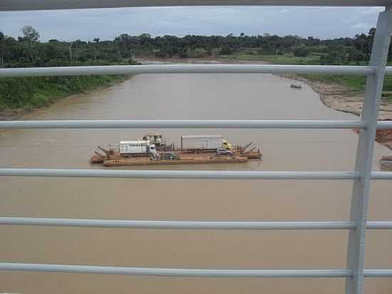 PONTE SOBRE O RIO PURUS-FOTO:LUDMILA MAIA - MANOEL URBANO - AC