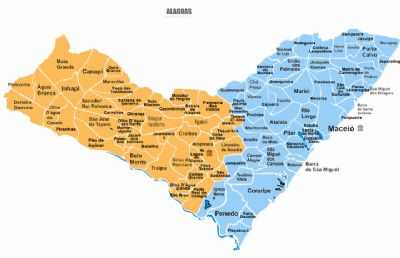 MAPA DE ALAGOAS - MARAVILHA, POR ROZILEIDE LIMA - MARAVILHA - AL