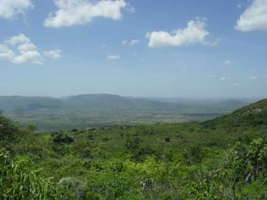 VISO DO HORIZONTE EM CIMA DA SERRA, POR GEOGRFA ROZILEIDE LIMA - MARAVILHA - AL