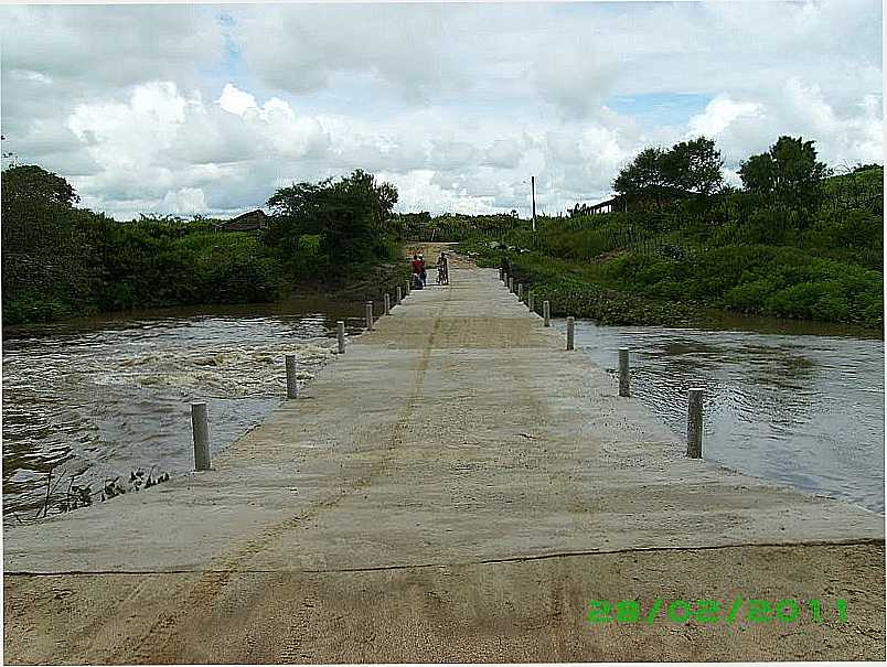 AMANAIARA-CE-PONTE SOBRE O RIO JUR-FOTO:ANTONIO EVANDRO  - AMANAIARA - CE