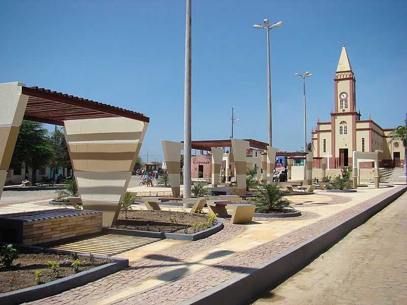 AMANIUTUBA-CE-PRAA E IGREJA MATRIZ-FOTO:JAIROGOMES - AMANIUTUBA - CE