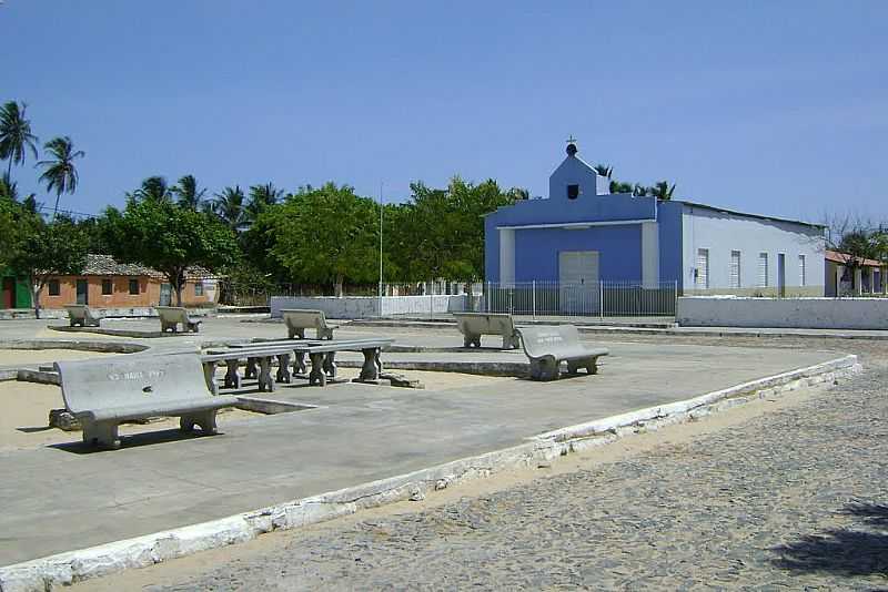 AMARELAS-CE-PRAA E MATRIZ NA COMUNIDADE-FOTO:JOS ALBERTO RIBEIRO - AMARELAS - CE