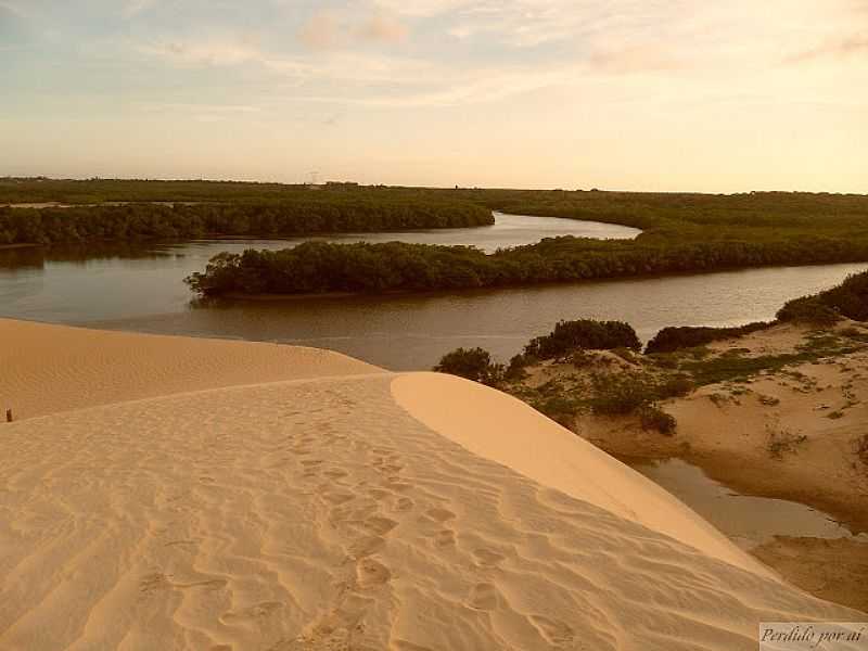 AMONTADA-CE-DUNAS NA PRAIA DE MOITAS-FOTO:MEUCADERNODEVIAGEM. - AMONTADA - CE