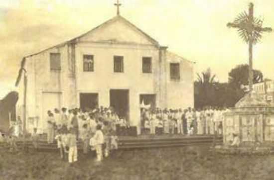 ANTIGO PREDEIO MATRIZ ARACOIABA_CE_1914 , POR CARLOS BLEMAR SILVEIRA - ARACOIABA - CE