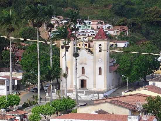 IGREJA MATRIZ DE SO FRANCISCO DE PAULA EM ARATUBA, ANTIGA VILA DE COIT-CE-FOTO:JULIOLIMO - ARATUBA - CE