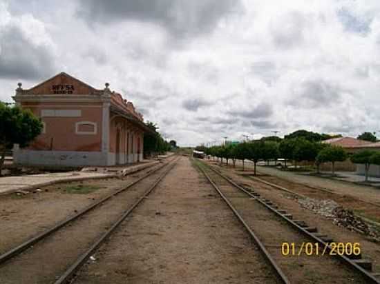 ESTAO FERROVIRIA DE BAIXIO-CE-FOTO:CINZIO RAMALHO - BAIXIO - CE