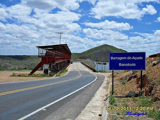 ESTRADA DA BARRAGEM DE BANABUI-CE-FOTO:WLUIZ - BANABUI - CE