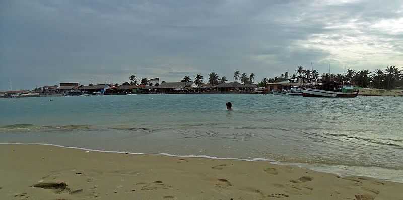 BARRA NOVA-CE-A PRAIA E A CIDADE-FOTO:JEAN LIRA  - BARRA NOVA - CE