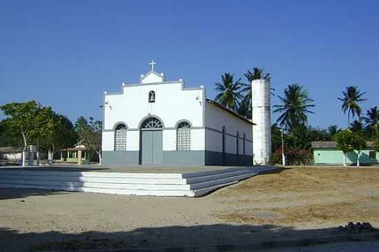 CAPELA NO POVOADO CHAPADA EM BARROQUINHA-FOTO:JOS ALBERTO RIBEIRO - BARROQUINHA - CE