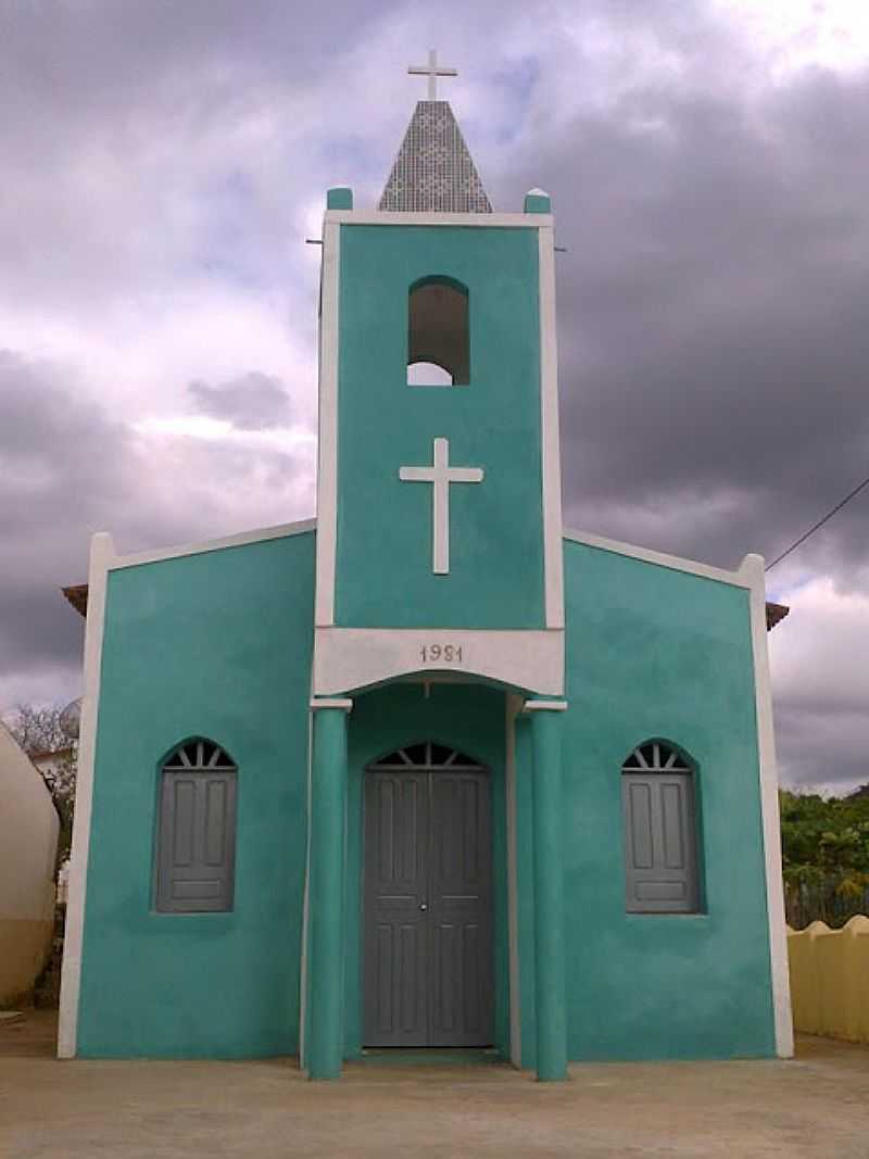 CALABAA-CE-CAPELA DE SANTA LUZIA NO STIO GRAIADO,DISTRITO DE CALABAA-FOTO:MEMORIAVARZEALEGRENSE - CALABAA - CE