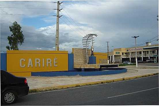 ENTRADA DA CIDADE, POR FERNANDO ARAUJO - CARIR - CE