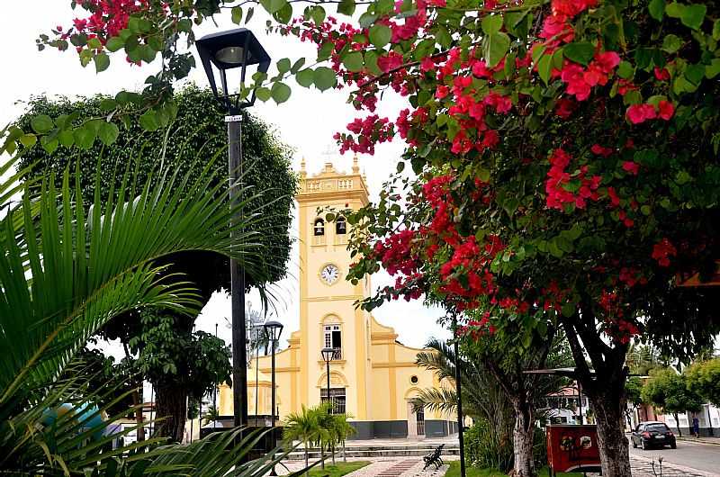CAUCAIA-CE-PRAA E MATRIZ DE N.SRA.DOS PRAZERES-FOTO:ARAGO - CAUCAIA - CE