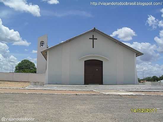 IGREJA DE SANTO ANTNIO EM OLHO DGUA DO CASADO-FOTO:SERGIO FALCETTI - OLHO D'GUA DO CASADO - AL