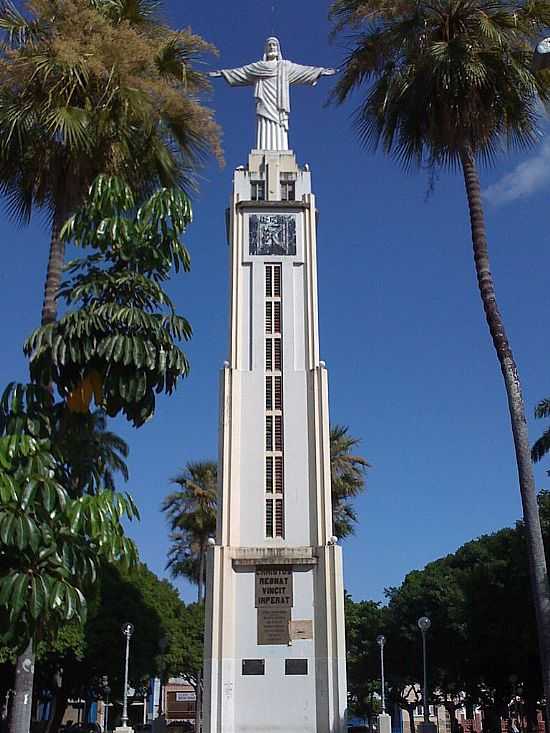 CRATO-CE-MONUMENTO DO CRISTO NA PRAA FRANCISCO S-FOTO:JUPIRA SOUZA - CRATO - CE