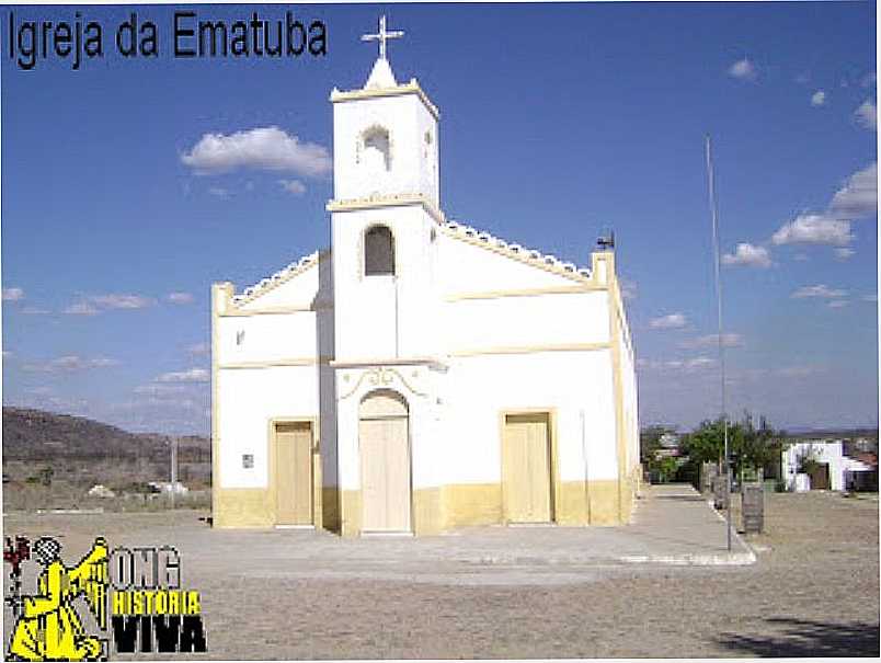 EMATUBA-CE-IGREJA MATRIZ-FOTO:ONG HISTORIA VIVA - EMATUBA - CE