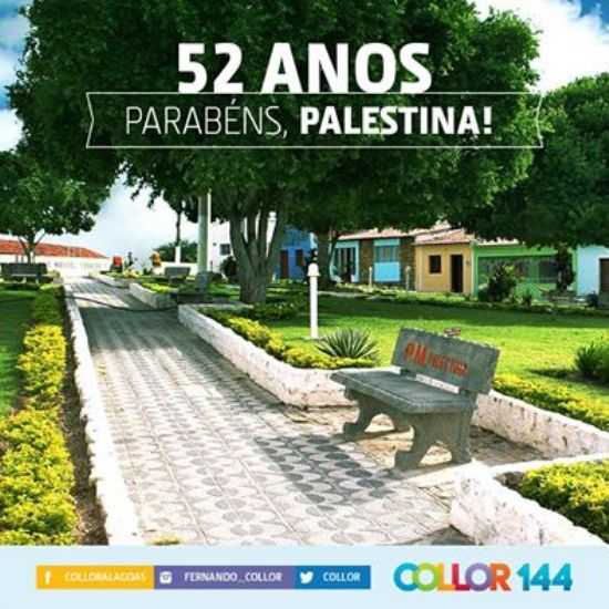 52 ANOS DE PALESTINA, POR SANDOVAL DE FARIAS - PALESTINA - AL