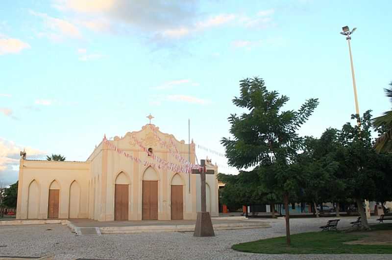 FLORES-CE-IGREJA DO DISTRITO-FOTO:DIARIODONORDESTE. - FLORES - CE