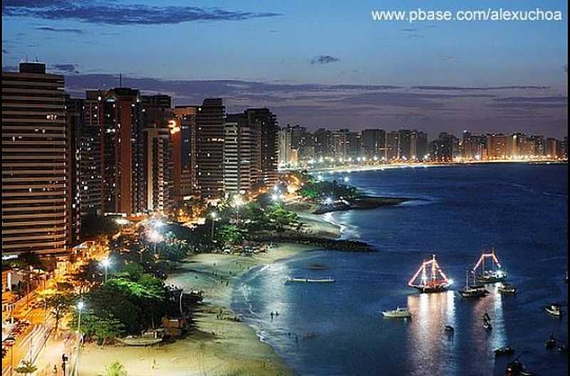 FORTALEZA-CE-VISTA NOTURNA DA ORLA-FOTO:ALEXUCHOA - FORTALEZA - CE