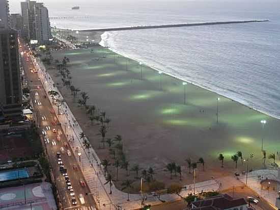 PRAIA VISTA DO HOTEL COSTA MAR EM FORTALEZA-FOTO:PAULO TARGINO MOREIR - FORTALEZA - CE