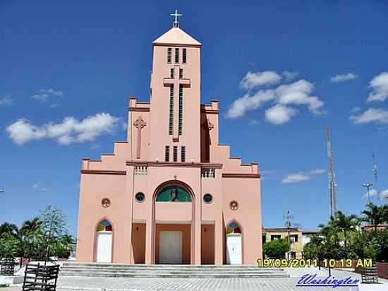 IGREJA MATRIZ DE HIDROLNDIA-CE-FOTO:WLUIZ - HIDROLNDIA - CE