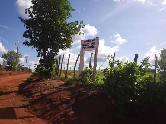 ESTRADA FRANCISCO VIEIRA, STIO TIMBABA, IBICU-CE, POR GLEYCE VIEIRA - IBICU - CE