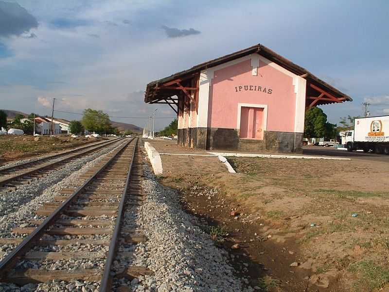 IPUEIRAS-CE-ESTAO FERROVIRIA-FOTO:CLAUDIO OLIVEIRA LIMA - IPUEIRAS - CE