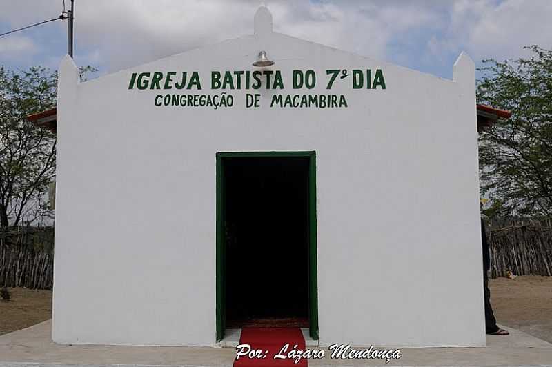 MACAMBIRA-CE-IGREJA BATISTA-FOTO:GILMAR FRANA - MACAMBIRA - CE