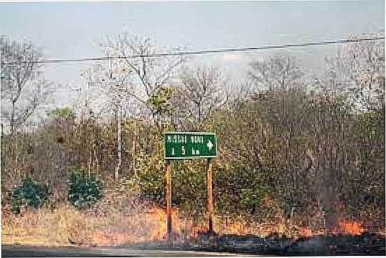 PLACA DE SINALIZAO-FOTO:DIARIODONORDESTE. - MISSO NOVA - CE