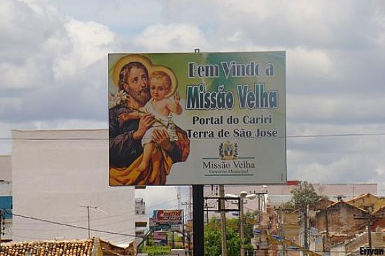 ENTRADA DA CIDADE DE MISSO VELHA-CE-FOTO:ERIVAN OLIVEIRA - MISSO VELHA - CE