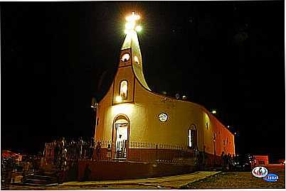 IGREJA SO FRANCISCO (NOTURNA) POR HERIBETHON MARTINS - NOVA RUSSAS - CE