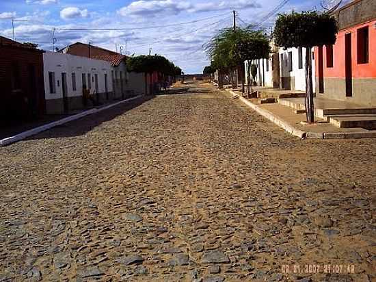 RUA DE NOVO ASSIS-FOTO:FLAVIOEUFRAZIO - NOVO ASSIS - CE