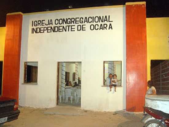 OCARA-CE-IGREJA CONGREGACIONAL INDEPENDENTE-FOTO:ICIOCARA. - OCARA - CE