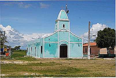 IGREJA NA ENTRADA DE PIRES FERREIRA, POR RICARDO SABADIA. - PIRES FERREIRA - CE