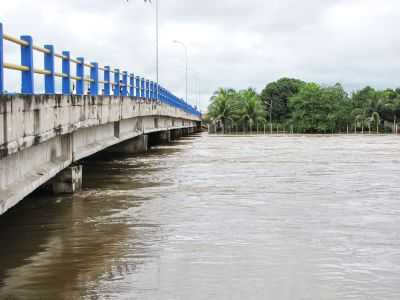 PONTE NO RIO ACARAU -, POR ANTNIO ATAIDE ARAJO - SANTANA DO ACARA - CE