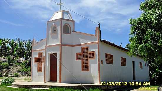 IGREJA EM SANTARM-CE-FOTO:WLUIZ - SANTARM - CE