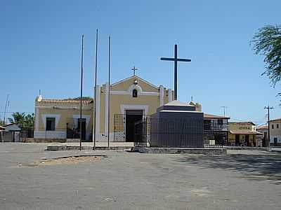 IGREJA MATRIZ DE STIOS NOVOS, POR AUGUSTO OLIVEIRA. - STIOS NOVOS - CE